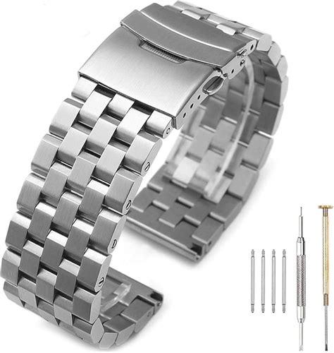 solid stainless steel watch bands